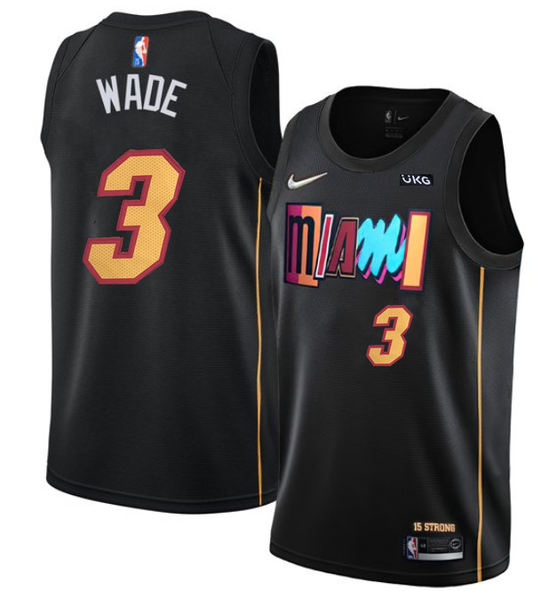 Women's Miami Heat Active Player Custom Black 75th Anniversary 2021/2022 City Edition Stitched Basketball Jersey(Run Small)